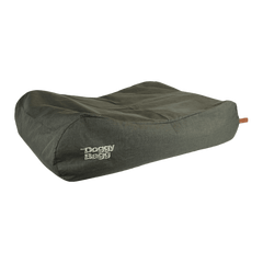 Hundebett "Doggy Bagg Strong" in Grau mit abgerundeten Ecken und gepolsterter Oberfläche für perfekten Schlafkomfort.