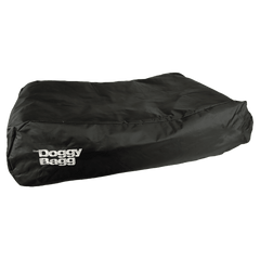 Schwarze wasserabweisende Hundedecke "Doggy Bag" in rechteckiger Form für Komfort und Stil.