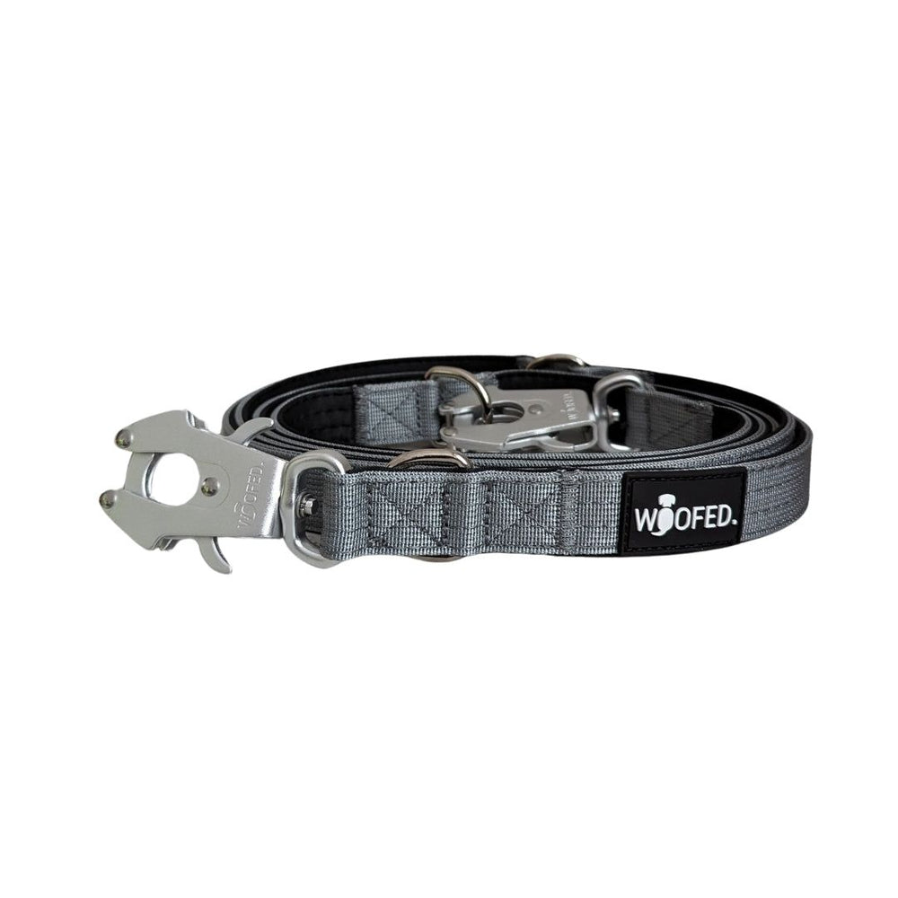 Nylon Führleine mit Froschkarabiner von WOOFED, robust und komfortabel, ideal für aktive Hundehalter und Training.