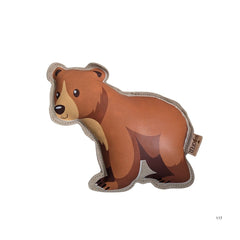 Hundespielzeug Bär "Buddy" in warmen Brauntönen, ideal für Apportier- und Wurfspiele, robust und langlebig.