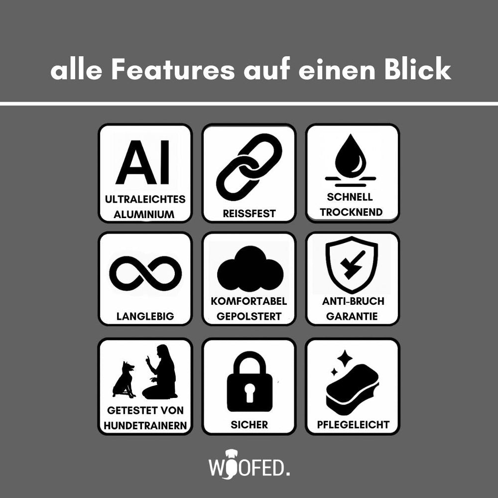 Ultraleichtes Nylon Tactical Halsband mit reißfesten und schnell trocknenden Eigenschaften für optimalen Tragekomfort.