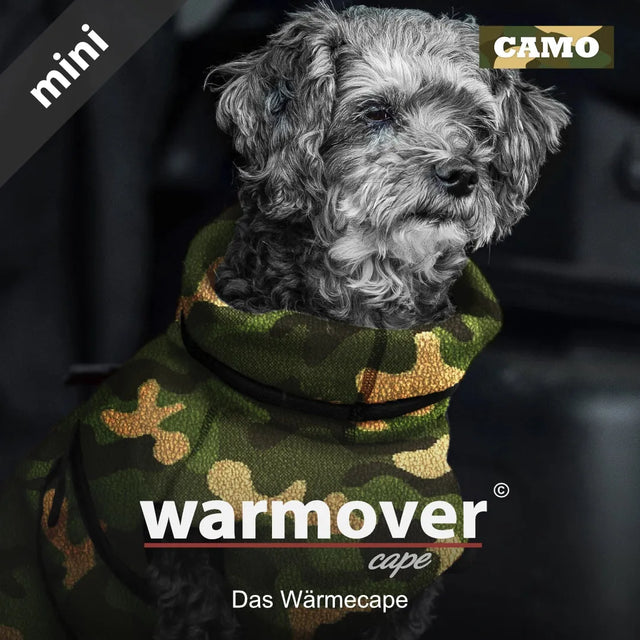 Warmover© cape mini camouflage - The warming cape 